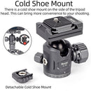 XILETU G-28 Ball Head with Quick-Release Head