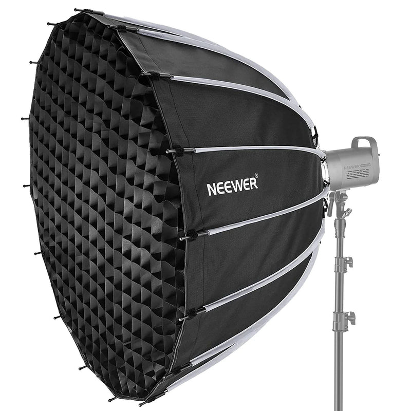 Neewer Parabolic Quick Release Softbox with Honeycomb Grid (25.6")