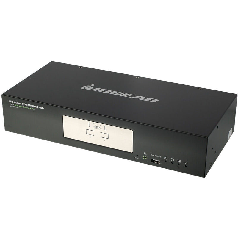 IOGEAR 2-Port Dual View Dual-Link DVI Secure KVM Switch (TAA)