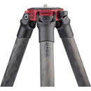 ProMediaGear TR344LR34mm Series 71" Pro-Stix Carbon Fiber Tripod with Top Plate (Red)