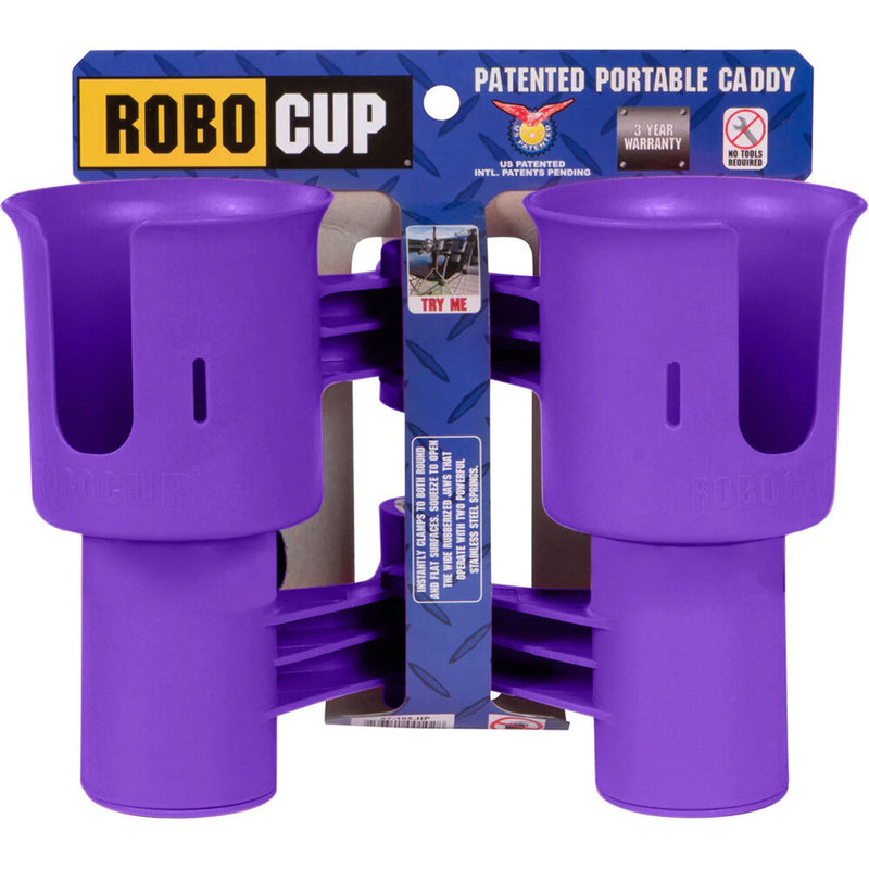 RoboCup Dual-Cup Portable Caddy (Purple, EZ-Spring)