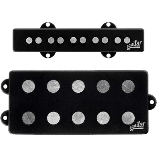 aguilar 5JMHCSET Vintage-Style PU Combo Pickup Set for 5-String Bass Guitars