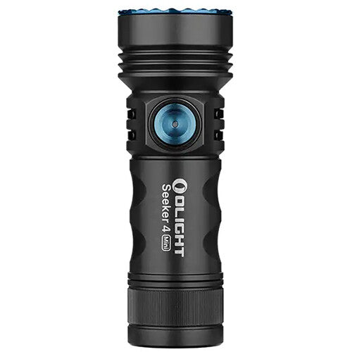 Olight Seeker 4 Mini White & UV Flashlight (Cool White Light, Black)