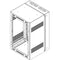 Lowell Manufacturing LWR-1823 Heavy-Duty Wall Rack (23 x 37.5 x 23", 18 RU)