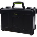 Shure by Gator SH-MICCASE15 Molded Case with Drops for 15 Wired Microphones and TSA-Approved Latches