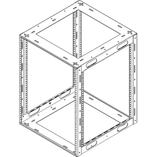 Lowell Manufacturing LCR-1420 Welded Credenza Rack (14 RU, 20" Deep)