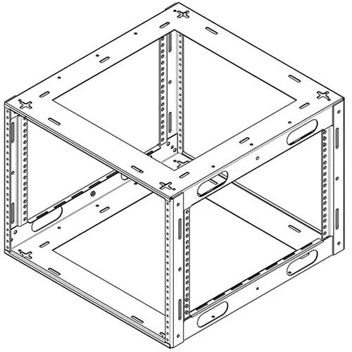 Lowell Manufacturing LCR-820 Welded Credenza Rack (8 RU, 20" Deep)