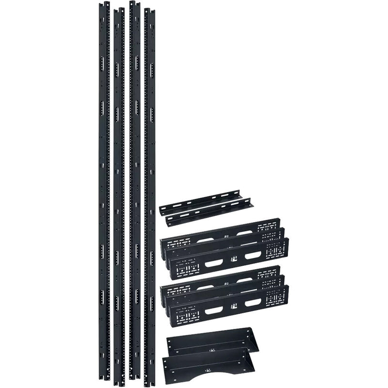 Lowell Manufacturing NR4P-4530 Four-Post Networking Rack (45 RU, 30")