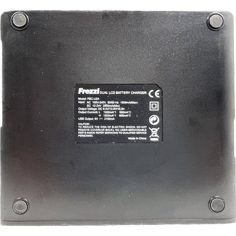 Frezzi FBC-U2A Dual Charger with LCD for BP-U Sony-Type Batteries