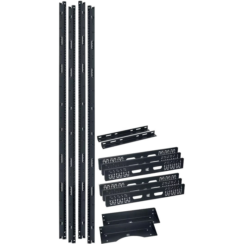 Lowell Manufacturing NR4P-4536 Four-Post Networking Rack (45 RU, 36")