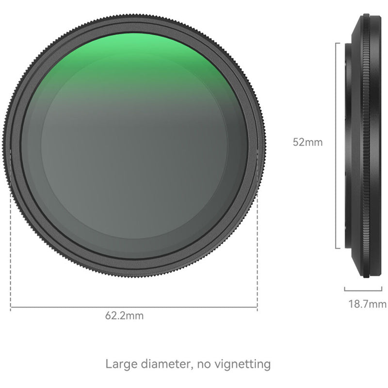 SmallRig MagEase 52mm Magnetic VND Filter (ND2 to ND32)