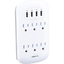 Monster Cable Wall Tap Surge Protector (White)