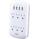 Monster Cable Wall Tap Surge Protector (White)