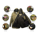 Haukland 7-in-1 Photography Jacket (Olive, Men's Small)