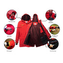 Haukland 7-in-1 Photography Jacket (Red, Men's 3XL)