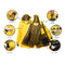 Haukland 7-in-1 Photography Jacket (Yellow, Men's Medium)