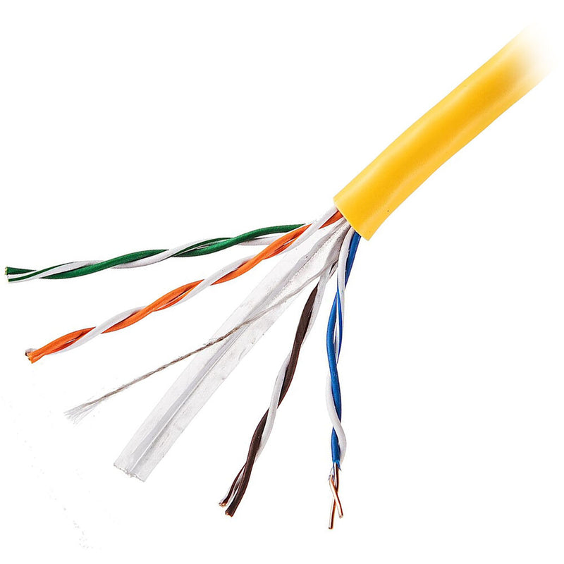 SatMaximum Cat 6 UTP Bulk Ethernet Cable (1000', Yellow)