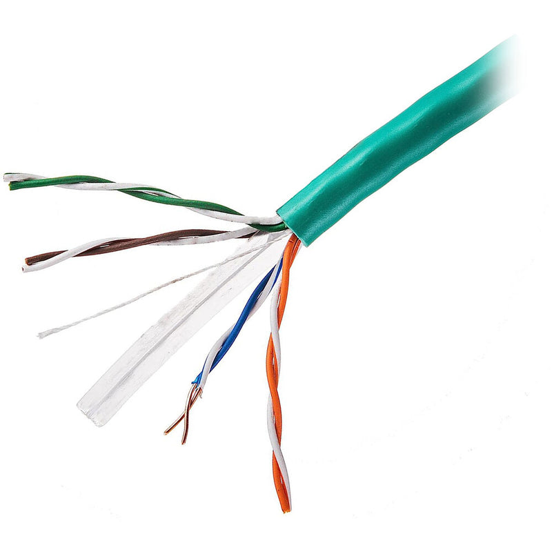 SatMaximum Cat 5e UTP Plenum Bulk Ethernet Cable (1000', Green)