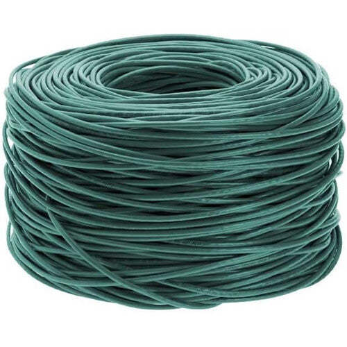 SatMaximum Cat 5e UTP Plenum Bulk Ethernet Cable (1000', Green)