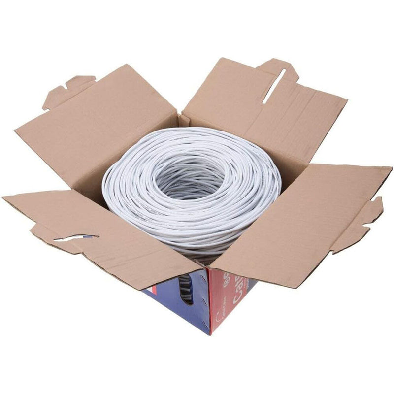 SatMaximum Cat 6 UTP Bulk Ethernet Cable (1000', White)