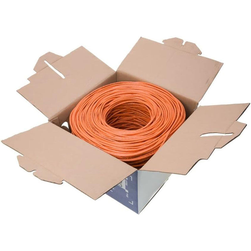 SatMaximum Cat 5e UTP Bulk Ethernet Cable (1000', Orange)