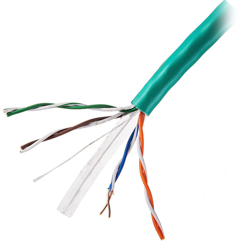 SatMaximum Cat 6 UTP Bulk Ethernet Cable (1000', Green)