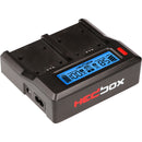 Hedbox RP-DC50 Digital LCD Dual Battery Charger Kit with RP-BPA60 Battery Plates