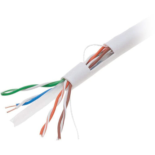 SatMaximum Cat 6 UTP Plenum Bulk Ethernet Cable (1000', White)