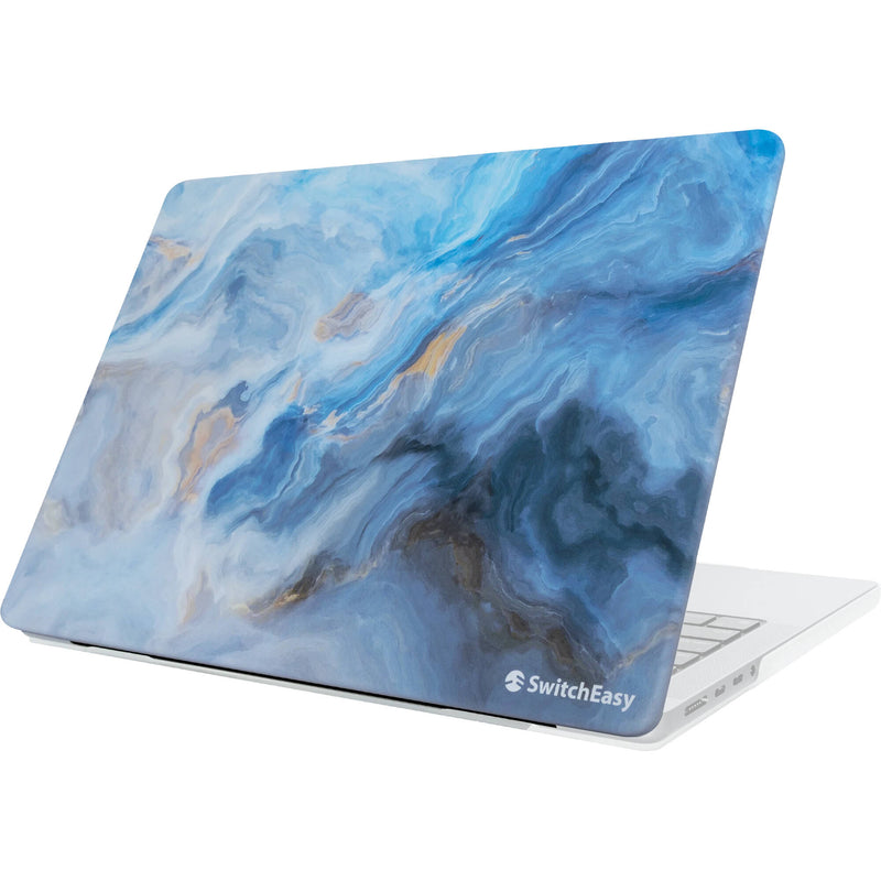 SwitchEasy Protective Case for 13.6" MacBook Air 13.6" (Marina Blue Marble)