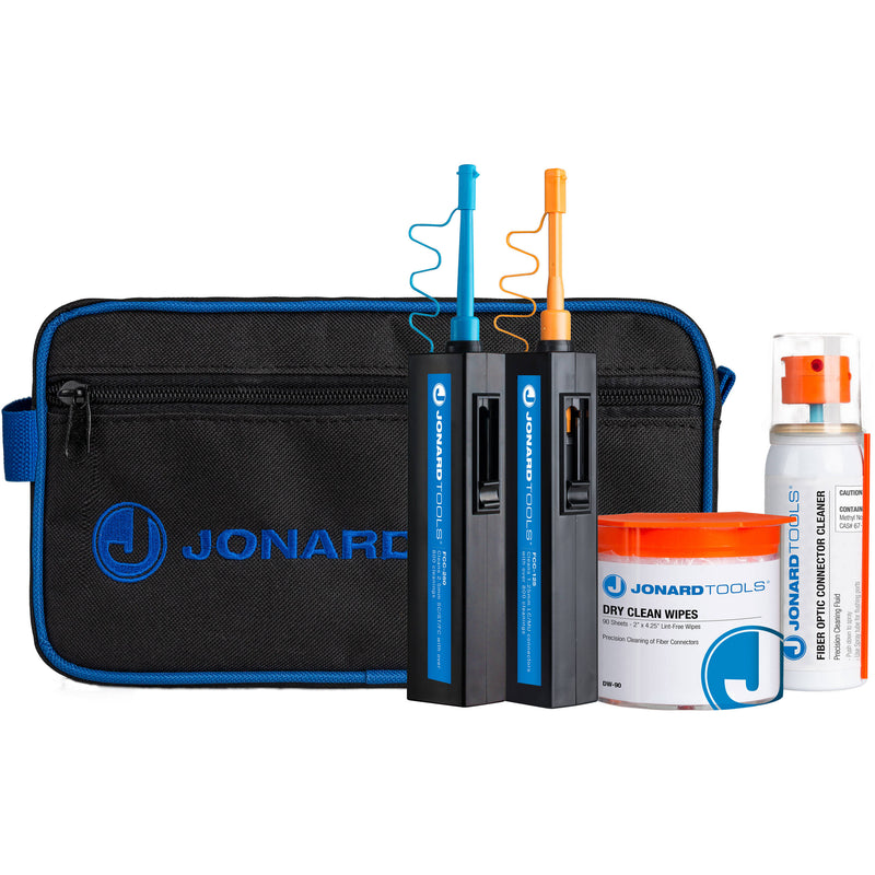 Jonard Tools TK-182 Fiber-Optic Connector Cleaning Kit