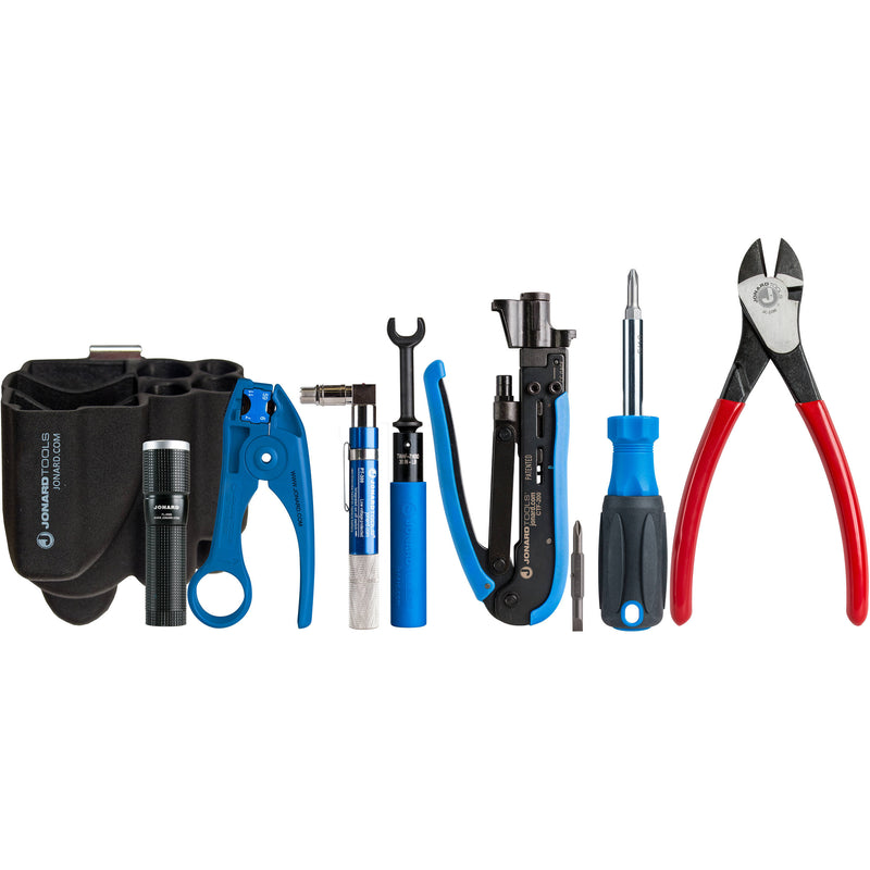 Jonard Tools TK-82 Coax Tool Kit for Long F Connectors