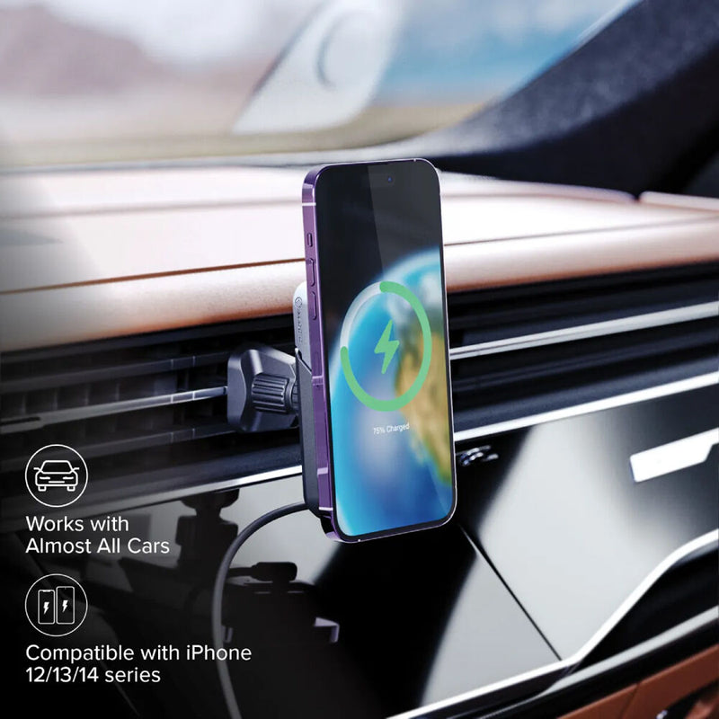 ALOGIC Matrix Universal Magnetic Phone Charger with Car Air Vent Mount