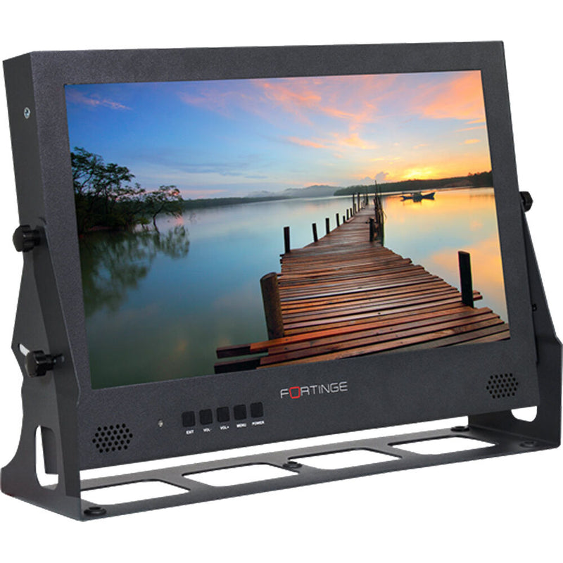 Fortinge PRO 17.3" UHD 4K Broadcast Monitor with V-Mount Battery Plate