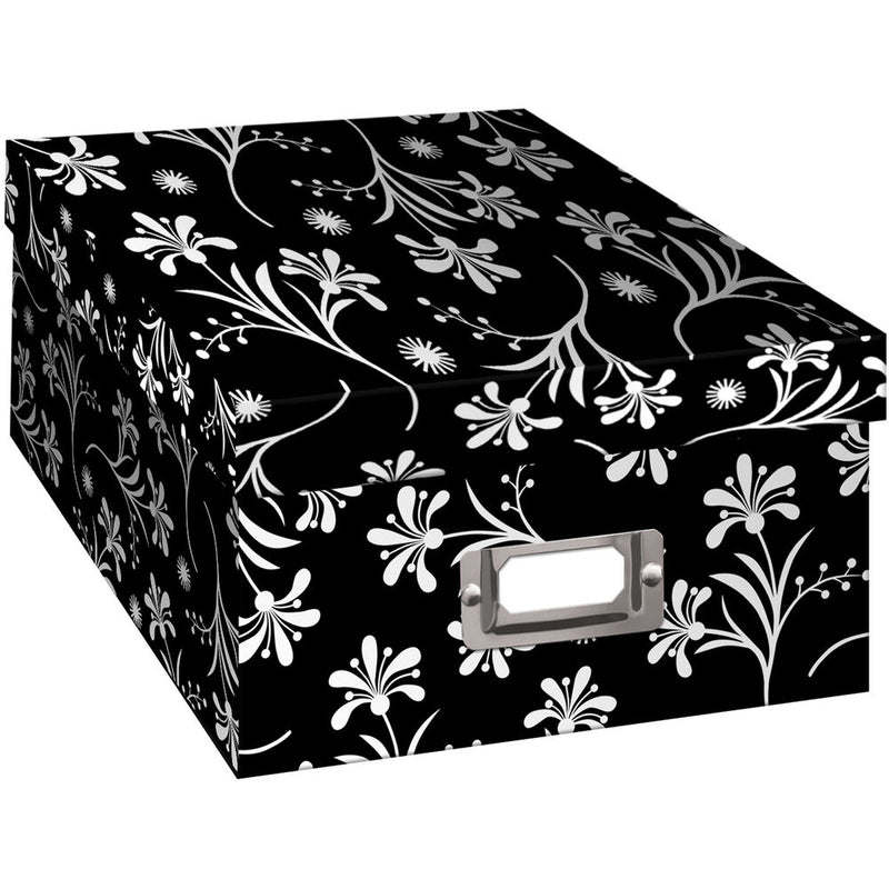 Pioneer Photo Albums Ruby Archival Storage Photo Box (Black and White)