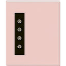 Pioneer Photo Albums Sewn Baby Metal Button Album (Pink)