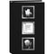 Pioneer Photo Albums Post-Bound Bi-Directional Memo Pocket Album (Black, 4 x 6")