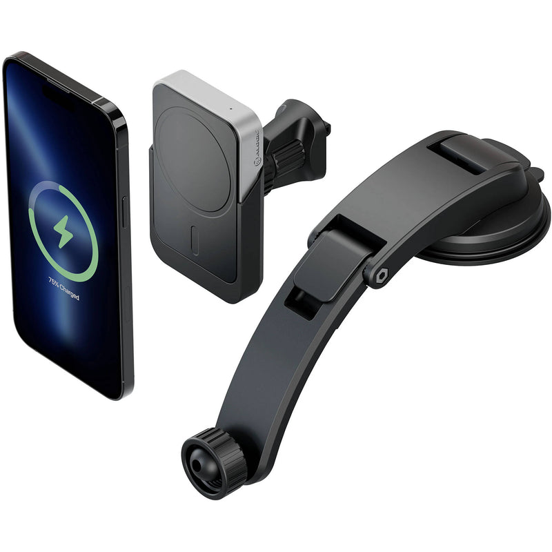 ALOGIC Matrix Universal Magnetic Phone Charger with 3-in-1 Car Mount