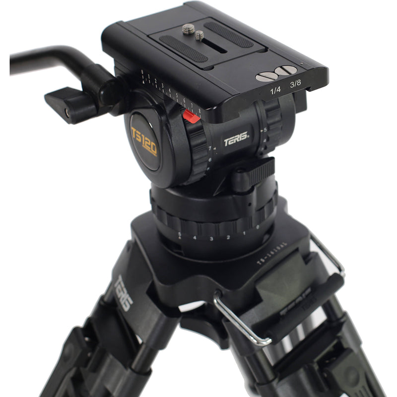 Teris TS120AL Fluid Head & Tripod Kit (Aluminum)