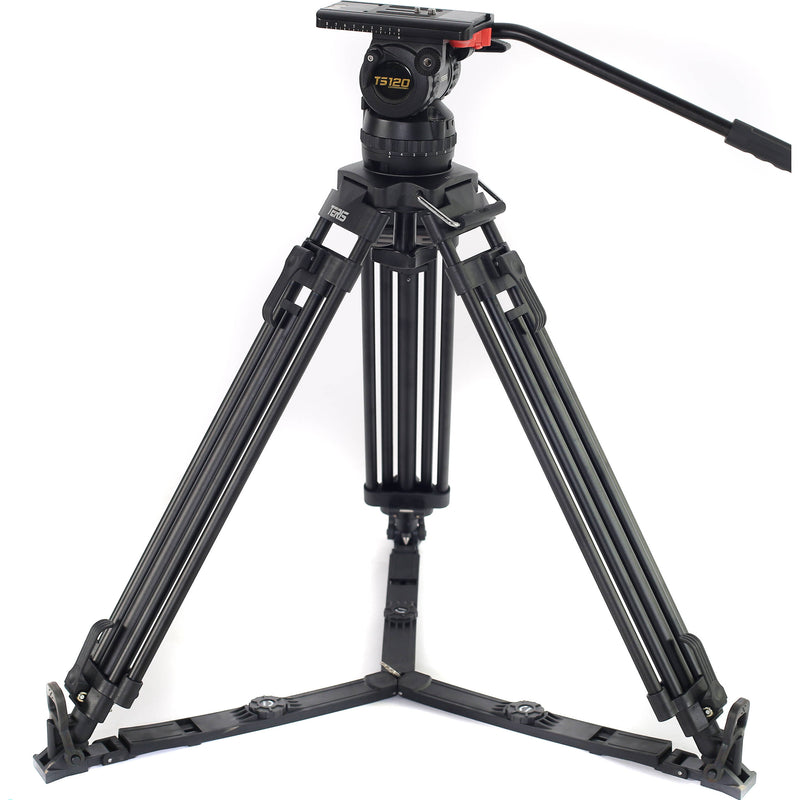 Teris TS120AL Fluid Head & Tripod Kit (Aluminum)