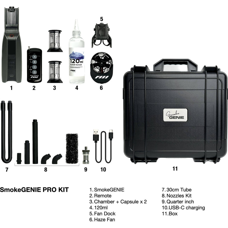 PMI SmokeGENIE Handheld Fog and Haze Machine Professional Kit