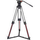 Teris TS150CF-Q Fluid Head & Tripod Kit (Carbon Fiber)