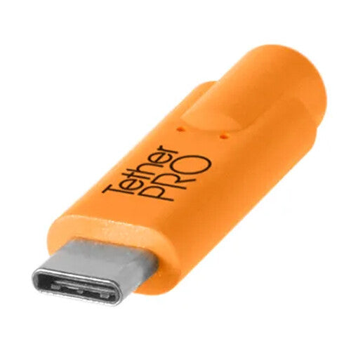 Tether Tools TetherBoost Pro USB-C to Micro-B Cable System (31', Orange)