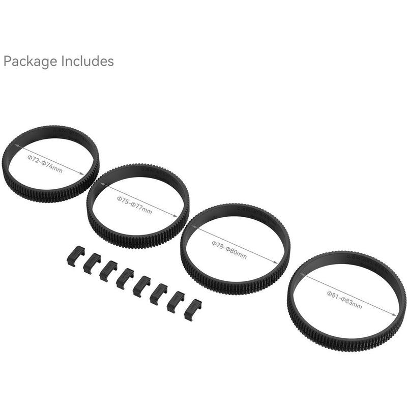 SmallRig Seamless Focus Gear 8-Ring Set