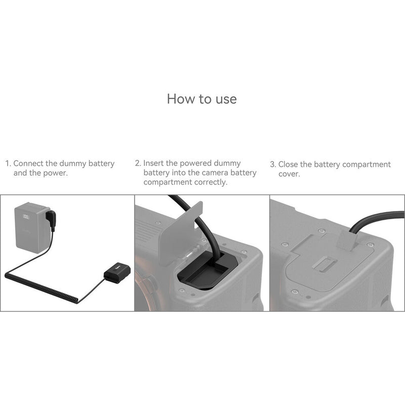 SmallRig D-Tap to Sony NP-FZ100 Dummy Battery Power Cable