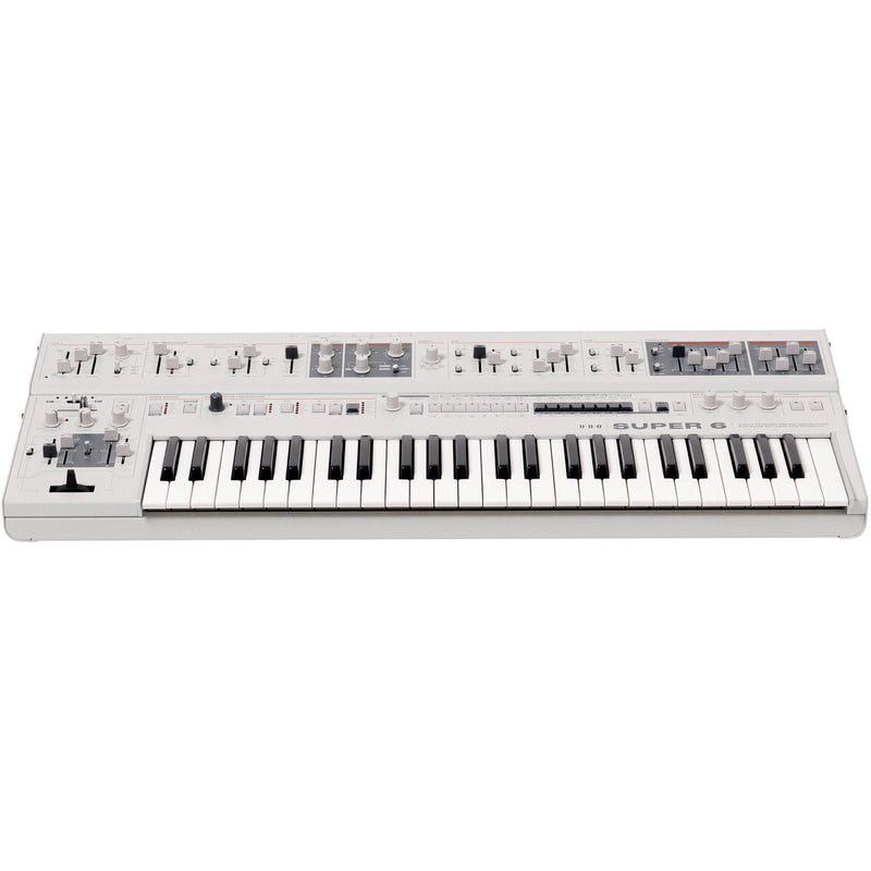 UDO Audio Super 6 Digital-Analog Hybrid Synthesizer (White)