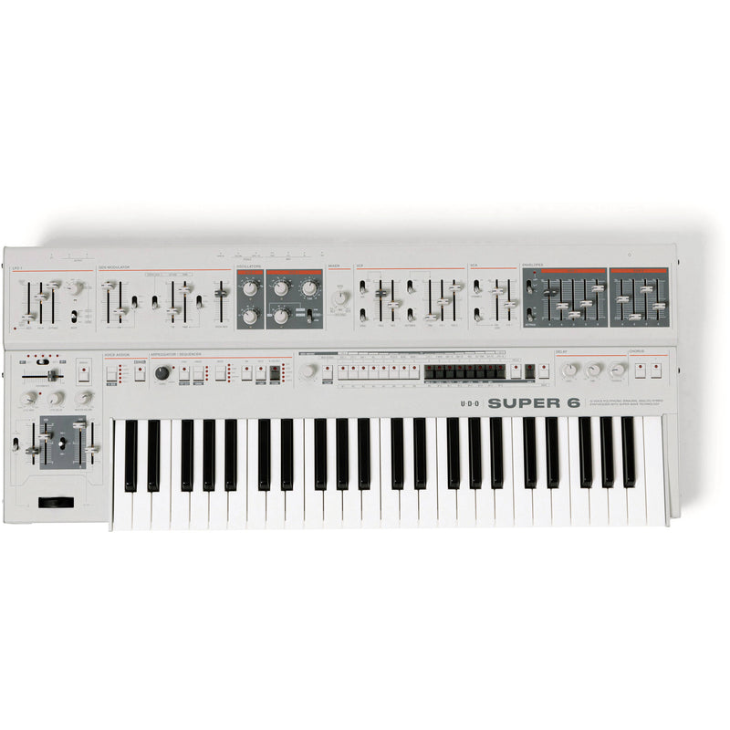 UDO Audio Super 6 Digital-Analog Hybrid Synthesizer (White)