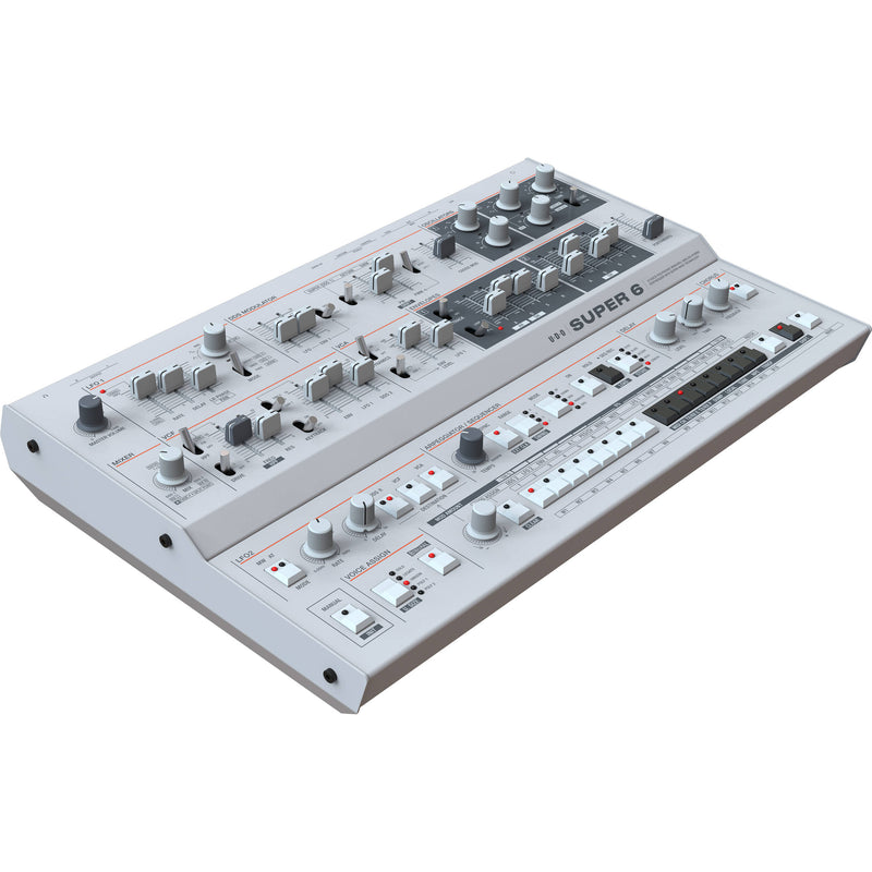 UDO Audio Super 6 Digital-Analog Hybrid Desktop Synthesizer (Gray)