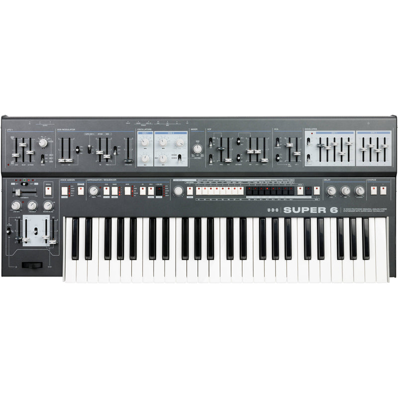 UDO Audio Super 6 Digital-Analog Hybrid Synthesizer (Black)