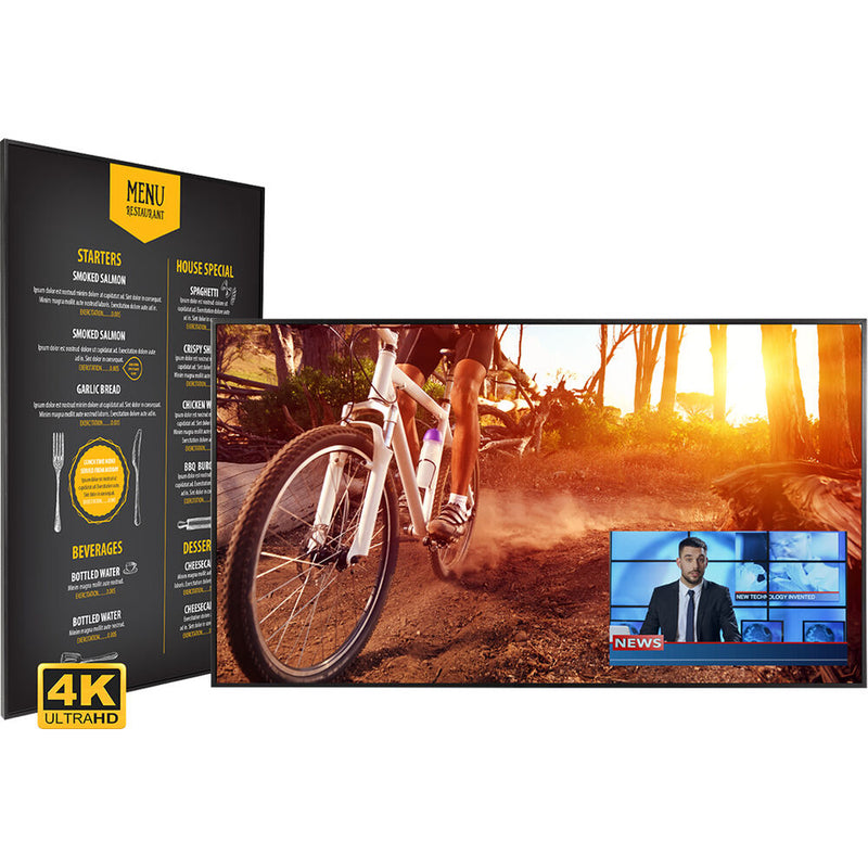 Planar Systems UltraRes P Series 49" UHD 4K Commercial Monitor