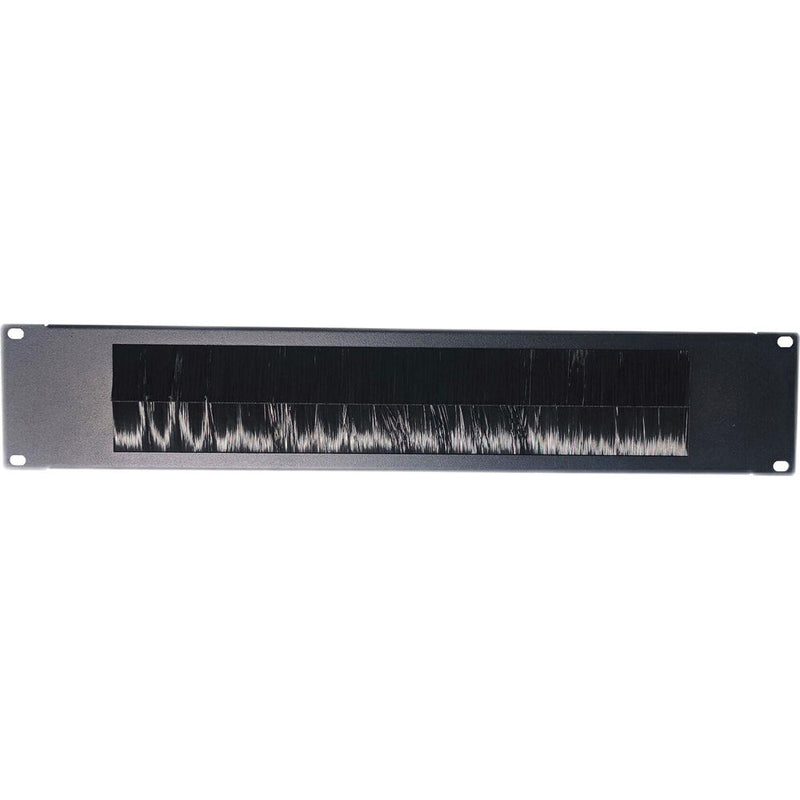 Video Mount Products Equipment Rack Brush Panel (2 RU)